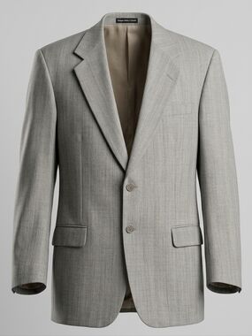 Vintage Moores Made In Canada Pure New Wool Men's Classic Beige Blazer 40R